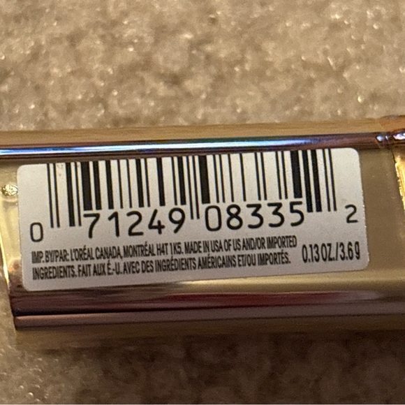 L'oreal LOREAL Paris Lipstick -165 Tickled Pink -  New TIP DAMAGE - Picture 15 of 15